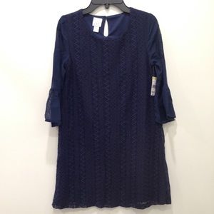 NWT Girls Lace Chiffon Dress